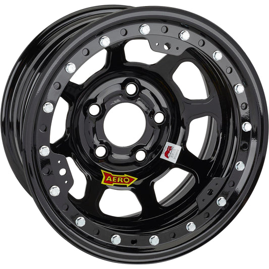 Aero Race Wheel 53-184730 15X8 3IN 4.75 BLACK