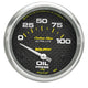 AUTO METER 4827 Carbon Fiber Electric Oil Pressure Gauge,2.625 in.