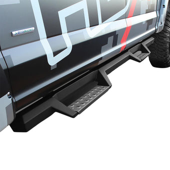 compare product Westin 56-139452 HDX Drop Nerf Bars Textured Black Pair