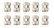 Allstar Performance ALL99151 Valve Stem Cap 10 Pack