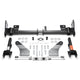 Roadmaster 521448-5 Direct Connect Base Plates Compatible with 2010-2017 Wrangler JK Models and 2018 JK Models of Sport, Sport S, Sahara and Rubicon with Plastic Skid Plate