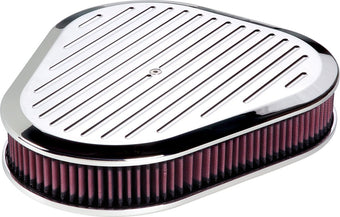 compare product Billet Specialties 15720 Triangle Ball Milled Billet Air Cleaner