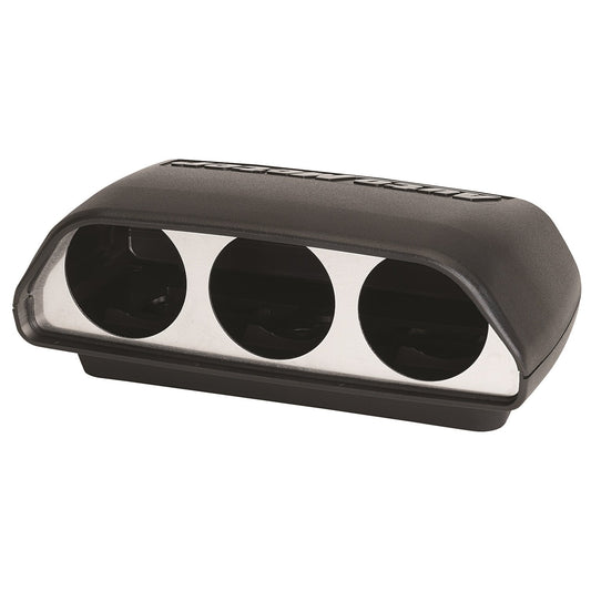 Auto Meter 5288 Black 2-1/16" Universal Dash Top Triple Gauge Mount