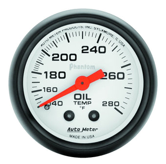 compare product AUTO METER 5741 Phantom Mechanical Oil Temperature Gauge