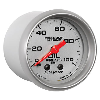 compare product AutoMeter Gauge, Oil Pressure, 2 1/16