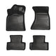 Husky Liners Weatherbeater Floor Mats | Fits 2011-2024 Chrysler 300 & Dodge Charger (Rear Wheel Drive only) | Front & 2nd Row, 4-pc Black - 98081