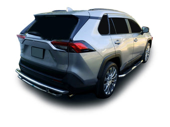 compare product Black Horse Rear Bumper Guard Double Layer Stainless Steel Compatible with 2019-2024 Toyota RAV4|2021-2024 Toyota Venza-8D93947SS-DL