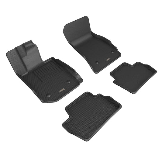 3D MAXpider Custom Fit Kagu Floor Mat (Black) Compatible with BMW 2 Series Coupe (G42) A/T Only 2022-2026 - Full Set