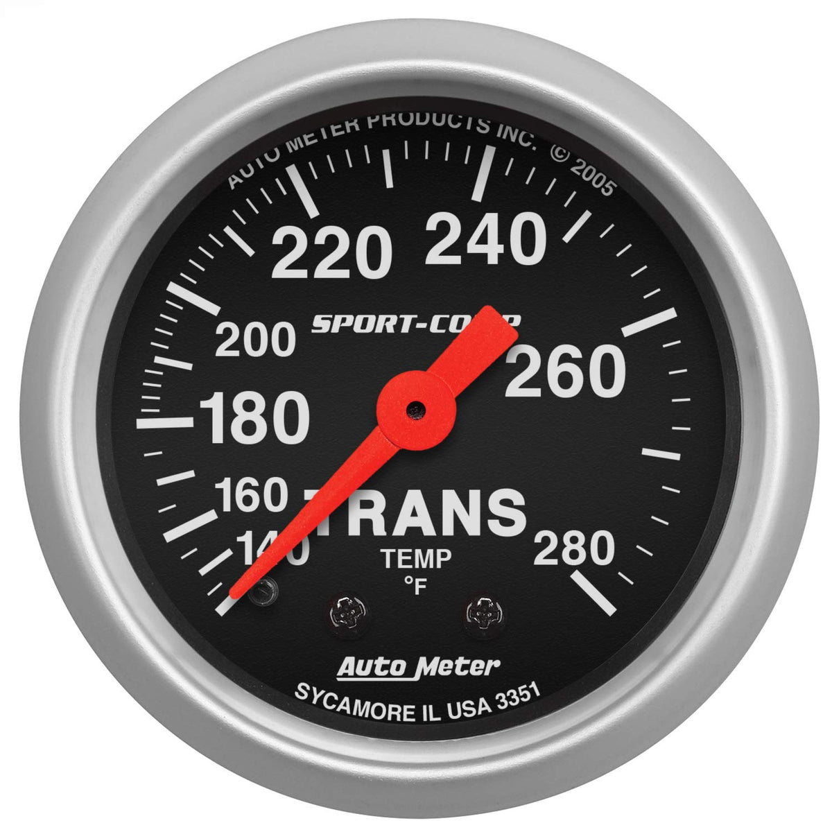 Auto Meter 3351 Sport-Comp Mechanical Transmission Temperature Gauge