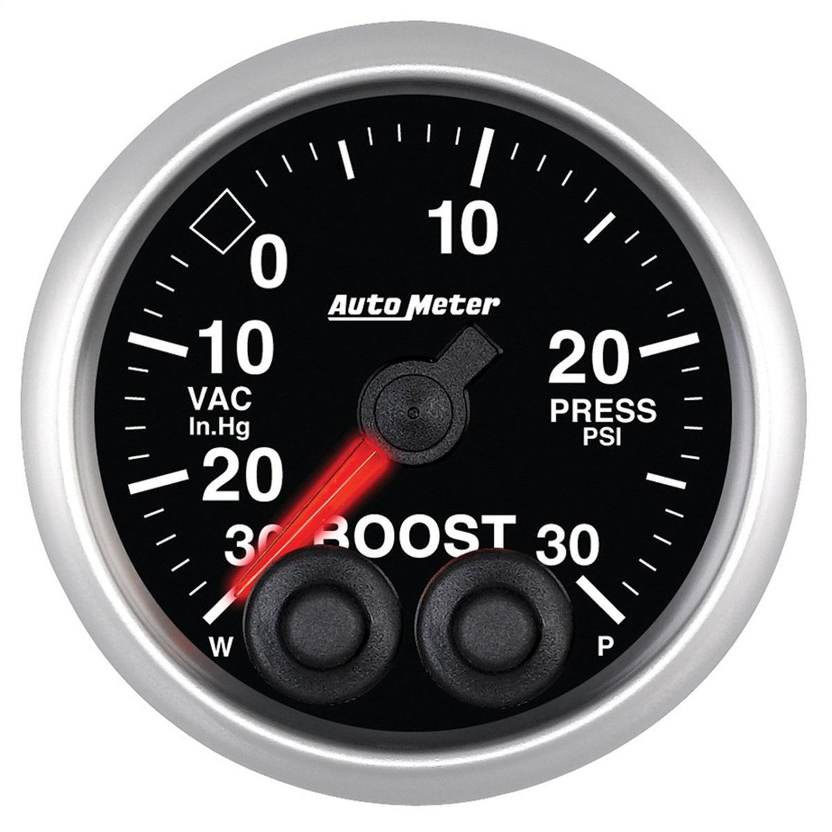 Auto Meter 5677 Elite 2-1/16" 30 in Hg-30 PSI Boost-Vacuum Gauge