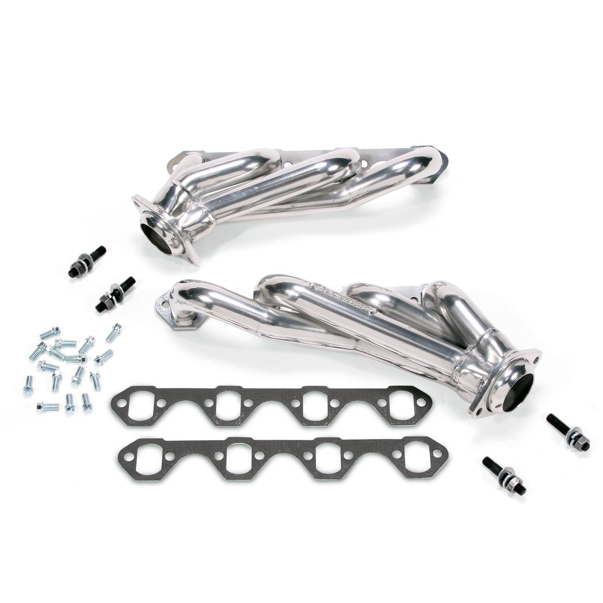 BBK 15150 1-5/8" Shorty Tuned Length Performance Exhaust Headers for Ford Mustang 5.0L - Polished Silver Ceramic Finish