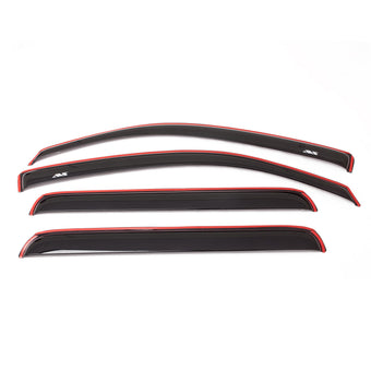 compare product Auto Ventshade [AVS] In-Channel Rain Guards For 2007-2013 Chevrolet/GMC Silverado/Sierra 1500; 2007-2014 Silverado/Sierra 2500 HD & 3500 HD EXTENDED CAB | Window Vent Visors, 4 pcs. - Smoke | 194040