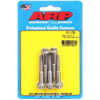 compare product ARP 611-1750 Standard 12pt Bolt 5pc Stainless Steel 1/4-20 x 1.75