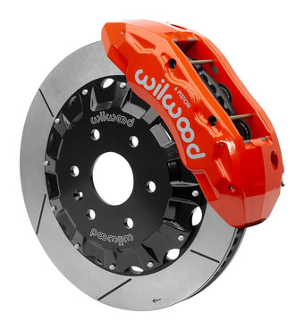 compare product Wilwood Brake System, TX6R Big Brake, Radial, Front, 6 Piston Caliper, 16 in Slotted Iron Rotor, Aluminum, Red Powder Coat, Kit
