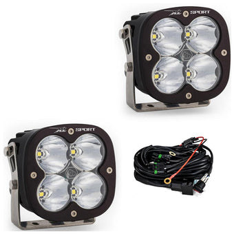 compare product Baja Designs XL Sport LED Light Pod Pair for Jeeps, Off Road 4x4, Trucks, UTV - 2 PCS LED with Wiring Harness (Spot; Clear)