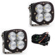 Baja Designs XL Sport LED Light Pod Pair for Jeeps, Off Road 4x4, Trucks, UTV - 2 PCS LED with Wiring Harness (Spot; Clear)