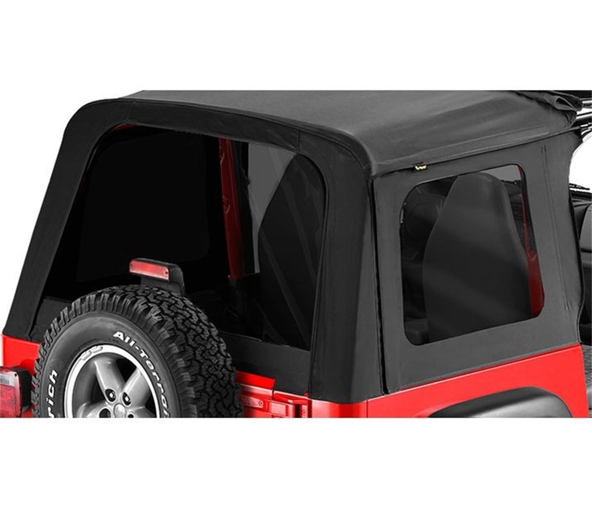 Bestop 58699-35 Jeep 97-06 Wrangler; Fits Sunrider 51699, 51719, Black Diamond, Set