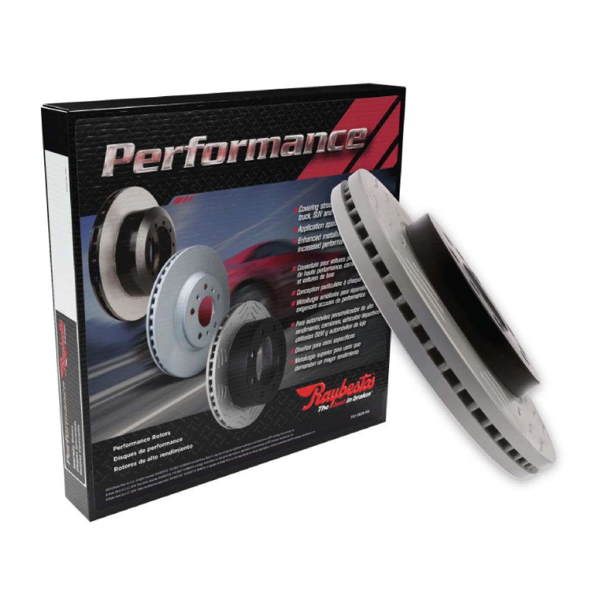Raybestos Specialty Street Performance Automotive Replacement Front Disc Brake Rotor for Select Dodge, Chrysler (780256PER)