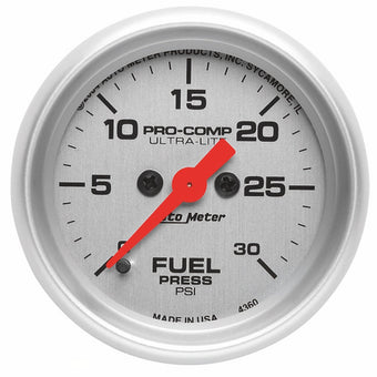 compare product AUTO METER 4360 Ultra-Lite Electric Fuel Pressure Gauge