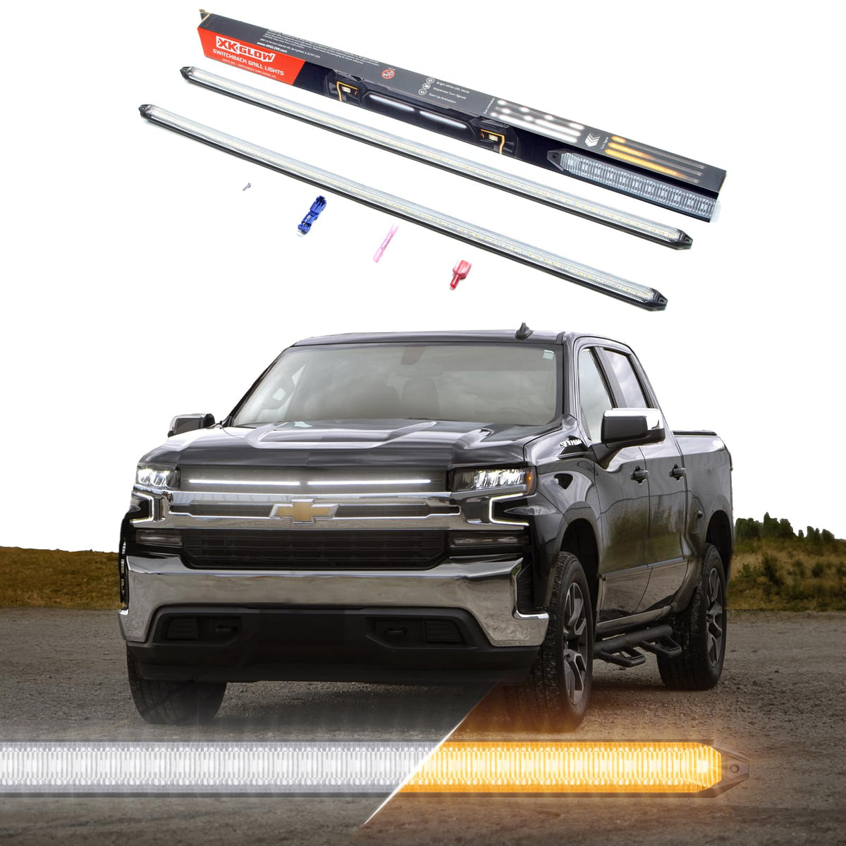 22" Switchback Grill Lights W/Start