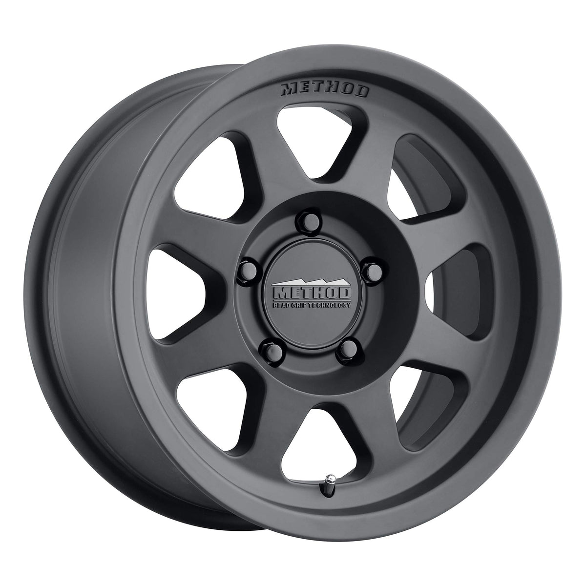 Method Race Wheels 701 Matte Black 17x8.5" 5x5", 0mm offset 4.75" Backspace, MR70178550500