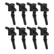 ACCEL 140032K-8 SuperCoil Ignition Coil - Black - 8-Pack