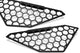 Fab Fours M3150-B Vengeance Side Light Mesh Insert Cover; Bare;