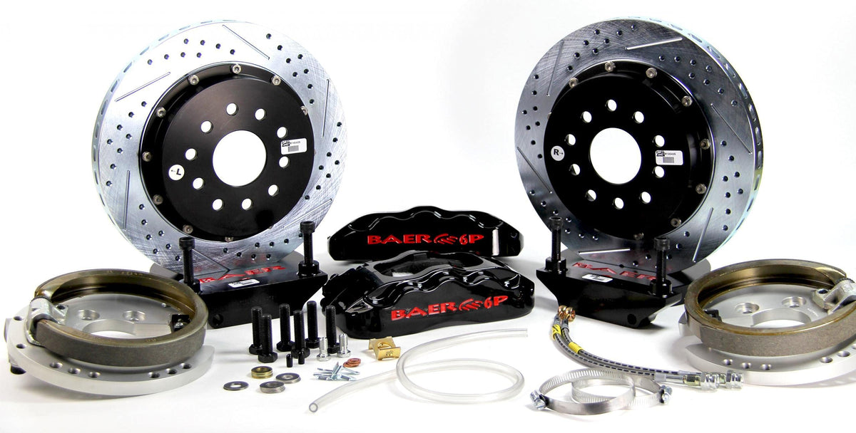 Baer Brakes 4262152B 14" Pro+ Rear Brake Kit, Black, SDZ