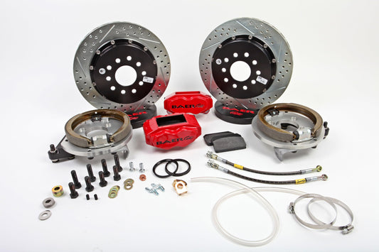 Baer Brakes - 13" Ss4+ Brake Sys Rr Slvr 88-99 C1500 (4302533S)