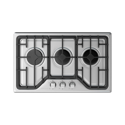 DELUXE 3-BURNER BUILT-IN GAS COOKTO