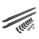 Go Rhino RB30 Running Boards & Brackets | Galvanized Steel, Textured Black | 69604880PC | Fits 2019-2025 Chevrolet Silverado & GMC Sierra Double Cab (See Description)