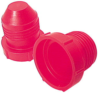 compare product Allstar Performance ALL50813 Red Plastic Plug for -6AN 9/16-18 Thread, (Pack of 20)