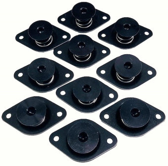 compare product Black Self Ejecting Quarter Turn Fasteners - 7/16