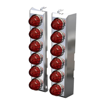 compare product RoadWorks Peterbilt 589 Rear Breather Lights with (12) Watermelon Red/Red LED Lights (304) | N31061WM