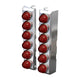 RoadWorks Peterbilt 589 Rear Breather Lights with (12) Watermelon Red/Red LED Lights (304) | N31061WM