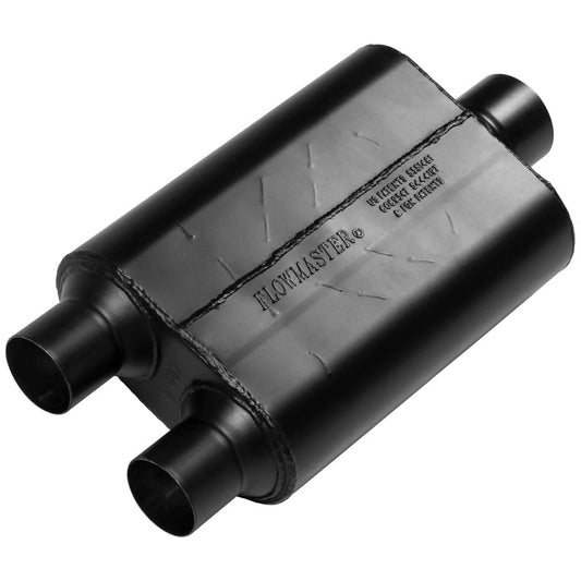 Flowmaster 40 Series Chambered Muffler – 2.50" Center In / 2.50" Offset Out