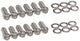 ARP 4001209 Header Bolts With 12-Point Heads, Polished Stainless Steel, Set Of 12