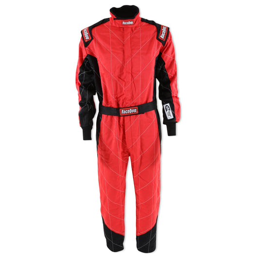 RaceQuip Chevron-5 One Piece Multi Layer Racing Driver Fire Suit SFI 3.2A / 5 Rated Red 2XL 91609179