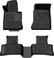Husky Liners Weatherbeater Floor Mats | Fits 2023-2026 Mercedes-Benz GLC300 | Front & 2nd Row, 2-pc Black - 95421