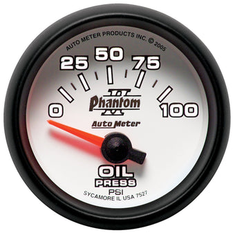 compare product Auto Meter 7527 Phantom II 2-1/16