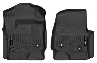 compare product Husky Liners X-act Contour Floor Mats | Fits 2017-2026 Ford F-250/F-350/F-450 SD, SuperCrew (Crew Cab) & SuperCab (EXT Cab) | Front Row, 2-pc Black - 52731