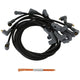 MSD 31593 8.5mm Super Conductor Spark Plug Wire Set, 8-Cylinder, Black