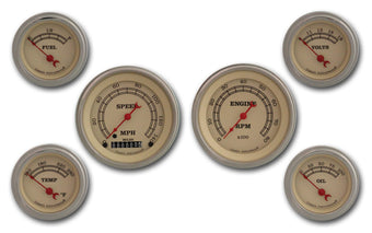 compare product Classic Instruments VT01SLF Vintage Series Six Gauge Set