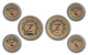 Classic Instruments VT01SLF Vintage Series Six Gauge Set