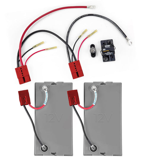 Connect-Ease PRO 24V Trolling Motor Wiring Kit, 6 AWG, 60A Breaker