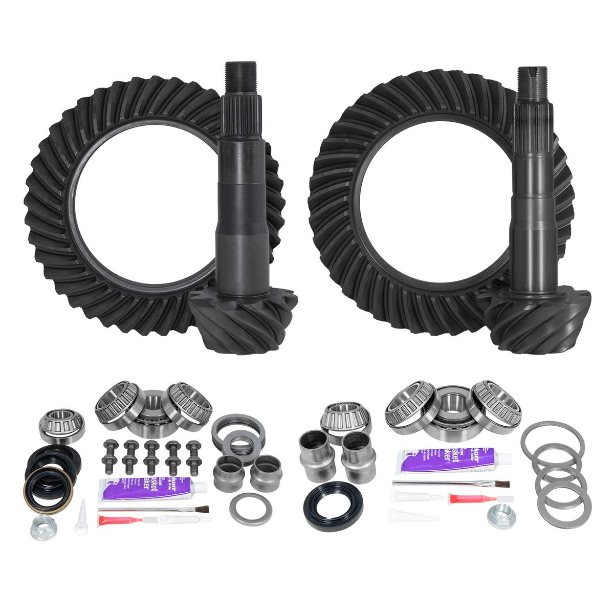 Ring & Pinion Gear Kit Package Front & Rear with Install Kits - Toyota 8.4/8" IFS