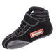 RaceQuip 30400908RQP Euro Carbon L Driving Shoes - SFI 3.3/5 - Toddler 8 - Black