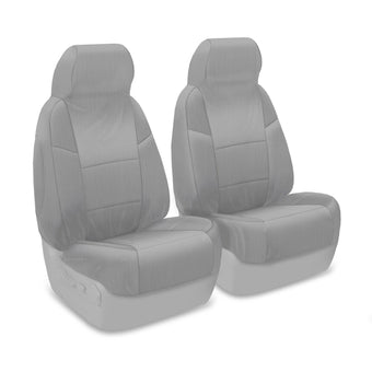 compare product Coverking Custom Fit Front 50/50 Bucket Seat Cover for Select Nissan Titan Models - Ballistic (Light Gray)