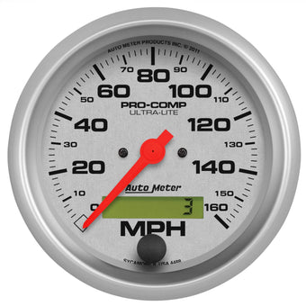 compare product Auto Meter 4488 Ultra-Lite In-Dash Electric Speedometer 3.375 in.