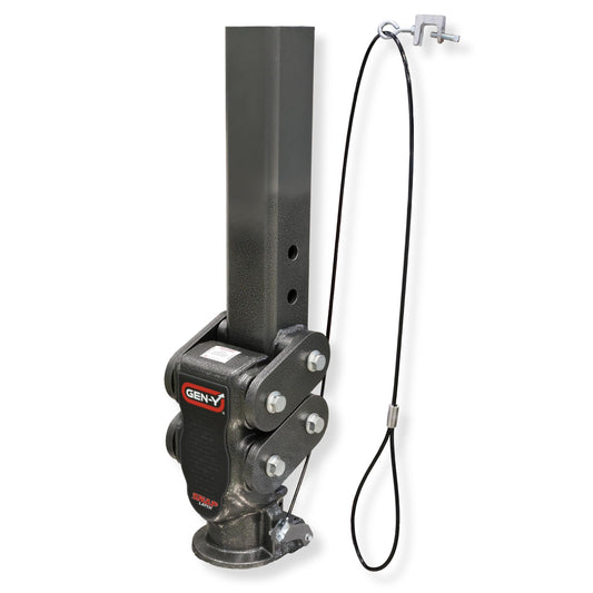 GEN-Y Hitch 4" Square Gooseneck Coupler Hitch, Silver